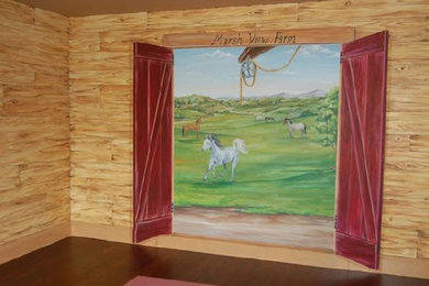 Example of a classic kids' room design in Boston