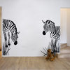 Room Decor Jungle Animals Wall Decals With Grass Zebra Wall Decals
