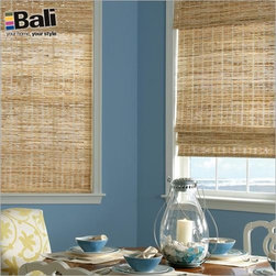Bali Deluxe Woven Wood Shades from Blinds.com in Grasses Summer - Roman Shades