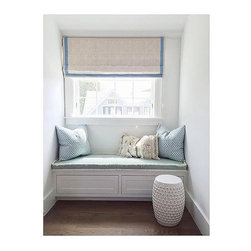 Custom Window Treatments - Roman Shades