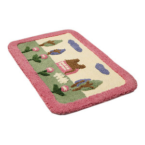 Pink Rhombus Home Doormat Bedroom Bathroom Non Slip Rug 17 72 Bedroom Bathroom Non Slip Rug