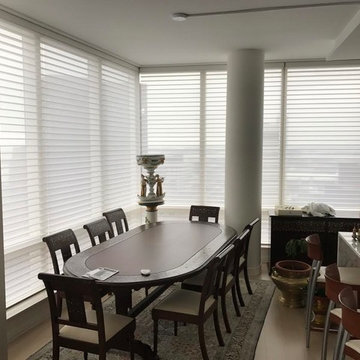 Boston Millennium Towers 47th Floor Motorize Window Treatments