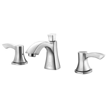 ANZZI Sonata Series 8 in. Widespread 2-Handle Mid-Arc Bathroom Faucet, Brushed N