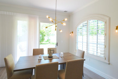 Trendy dining room photo in Austin