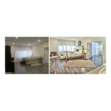 Los Angeles Vacant Home Staging - Before/After Photos from THE CLOSING STAGE