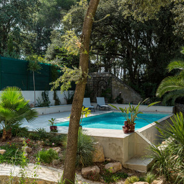 Maison D-Construction piscine et terrasse