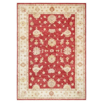 Pasargad Oushak Collection Hand-Knotted Lamb's Wool Area Rug, 9'10"x13'11"