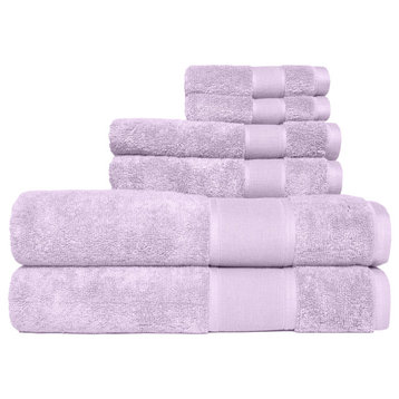 Heirloom Manor Avoca 6 Piece Bath Towel Set, Iris