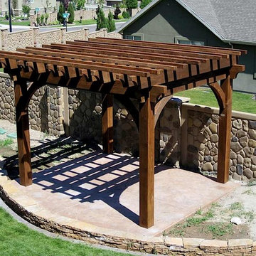 12' x 14' Oversize DIY Timber Frame Pergola