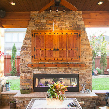Covered Patio, Outdoor Kitchen: Katy, TX