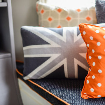 Funky and Bold Skateboard Themed Room Packed with Multipurpose Storage Features