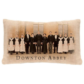 20" Downton Abbey Cast British Decorative Rectangular Throw Pillow