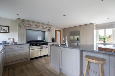 Design ideas for a classic kitchen in Gloucestershire.