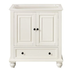 Avanity - Thompson 30" Vanity Only, French White Finish - Bathroom Vanities And Sink Consoles