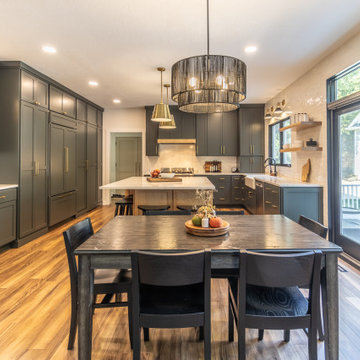 Modern Transitional Kitchen with Hidden Storage Solutions