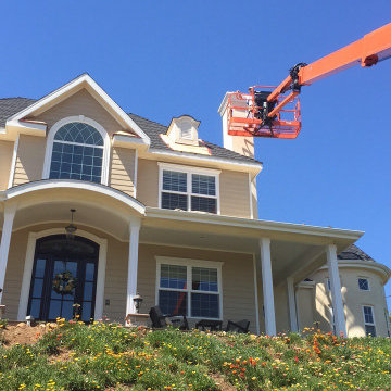 Painting Farm Style Vista Home Needs HiTech Equipment