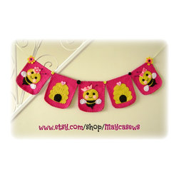 Bumble Bee Bunting - Nursery Decor