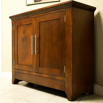 Automated TV Lift Cabinet in Solid Cherry (The Richmond)