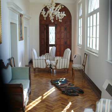 Ristrutturazione edilizia e restauro conservativo di una Villa liberty in collin