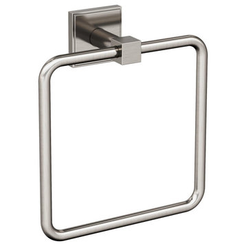Amerock Appoint Traditional Towel Ring, Brushed Nickel