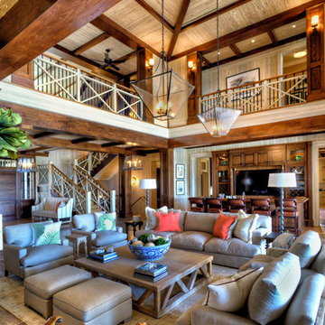 Transitional Living Room