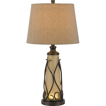 Taylor Table Lamp - Light Brown