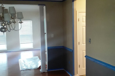 Before and After Ceiling Painting