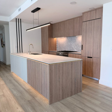 Warm Contemporary Kitchen Remodel in Seattle, WA