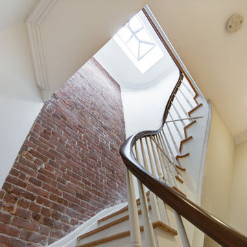 Hoboken Brownstone Rebuilt Stairwell