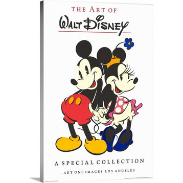 "Mickey Mouse Commercial Gallery (1991)" Wrapped Canvas Art Print, 20"x30"x1.5"