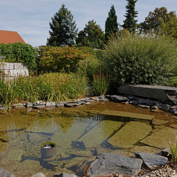 Privatgarten mit Teich