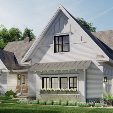 Str. Croix House Plan - Back