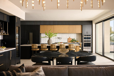 Inspiration for a contemporary kitchen remodel in San Diego