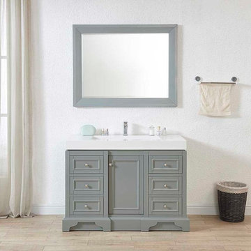 Avalon 48″ Single Vanity with Ramp Style Sink G48S-108E