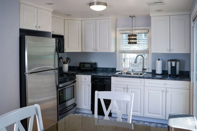 Example of a trendy kitchen design in Boston