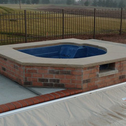 Spillover Spa in Brick Surround - Products