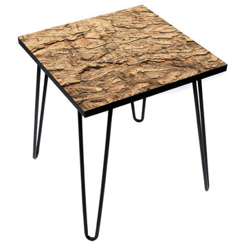 Topo Bark Side Table, 20"