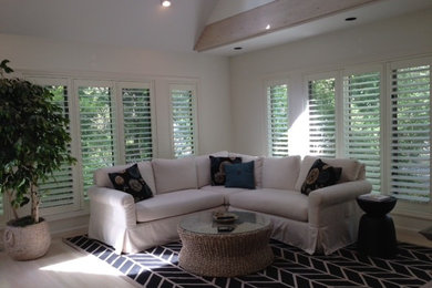Living room - living room idea in Boston