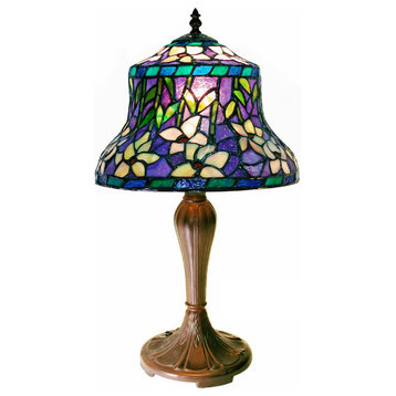 Tiffany-Style Blue Table Lamp