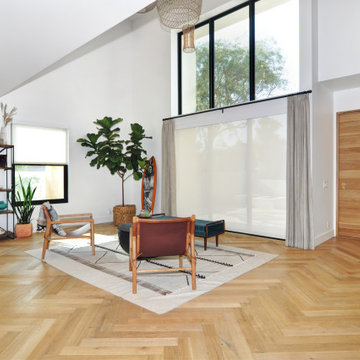 Custom White Oak Hardwood Floors