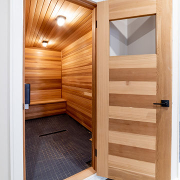 Custom cedar sauna