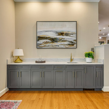 Transitional Kitchen & Wet Bar Design Great Falls, VA