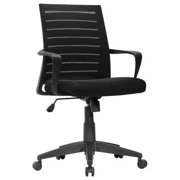 Nicer Furniture Black Rainbow Task Office Chair