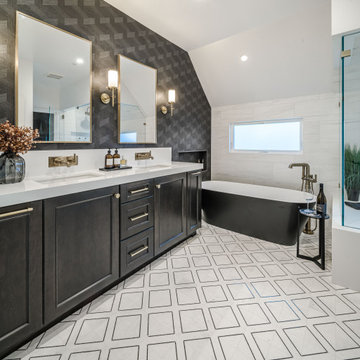 Emerald Hills Master Bathroom • Atelier Noël