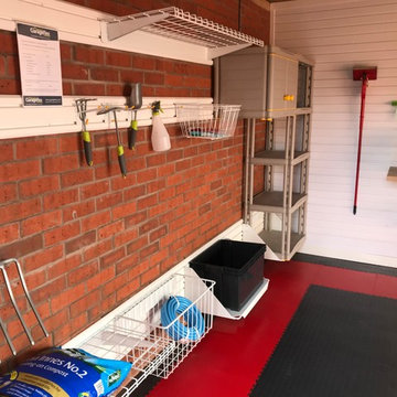 Sensational storage solutions installed in Cameron Homes show garage