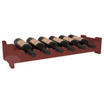 Wine Racks America - 6-Bottle Mini Scalloped Wine Rack, Pine, Cherry Stain - Decorative 6 bottle rack with pressure-fit joints for stacking multiple units. This rack requires no hardware for assembly and is ready to use as soon as it arrives. Makes the perfect gift for any occasion. Stores wine on any flat surface.