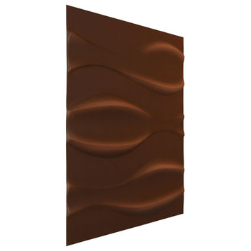Thompson EnduraWall 3D Wall Panel, 19.625"Wx19.625"H, Aged Metallic Rust