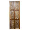 Consigned Custom Sliding door, Ornate doors, Whitewashed Carved Barn Door