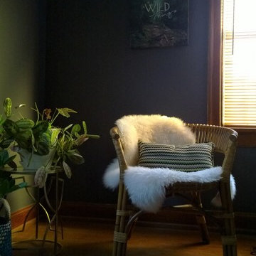 Mid Century / Boho Living Area