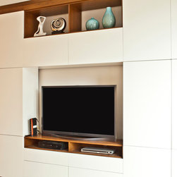 Walnut Frame Living Room Unit - Products